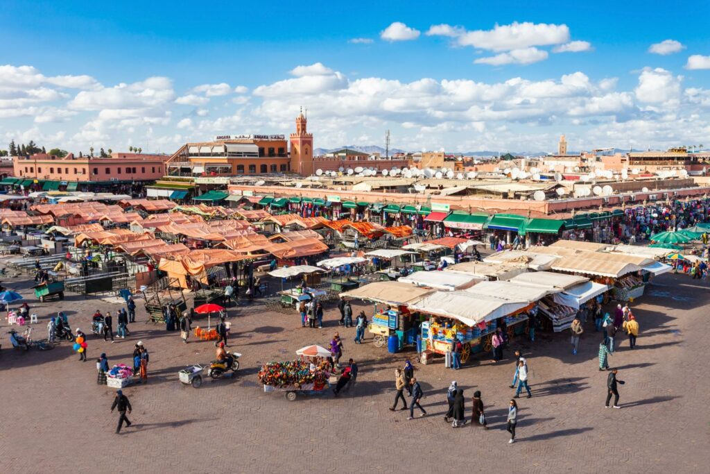 Jemaa el-Fnaa in Marrakech